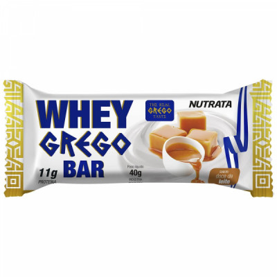 WHEY GREGO BAR DOCE DE LEITE 40G - NUTRATA