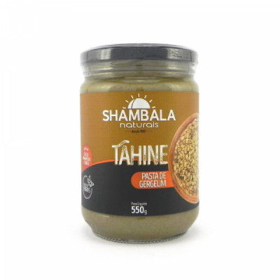 PASTA DE GERGELIM INTEGRAL TAHINE 550G - SHAMBALA