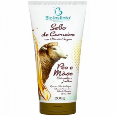 SEBO DE CARNEIRO C/ OLEO DE ARGAN BG 200G - BIO INSTINTO