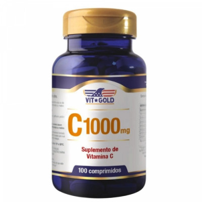 Vitamina C 1.000mg c/ 100 Tabs - VITGOLD