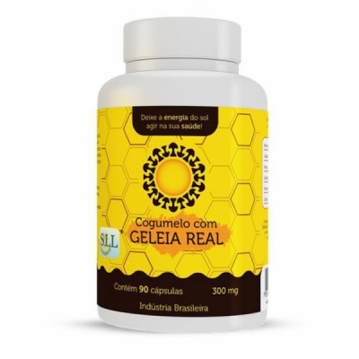 COGUMELO COM GELEIA REAL 300MG 90CAPS - SLL