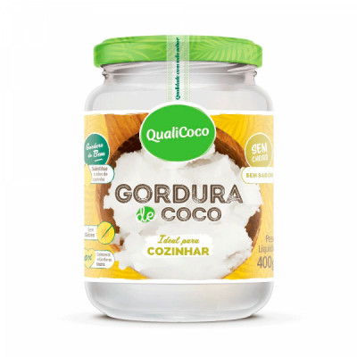 GORDURA DE COCO 400G - QUALICOCO