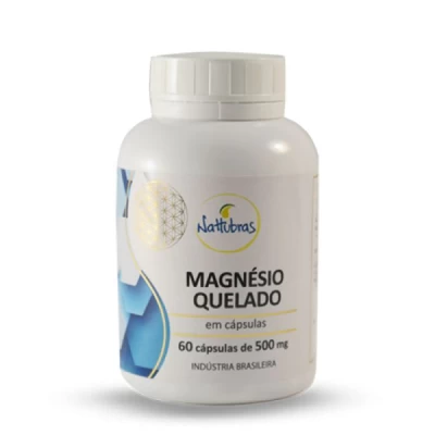 Magnesio Quelato 60 cps 500mg Nattubras