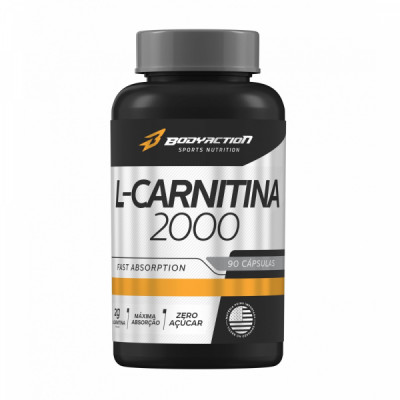 L-CARNITINE 2000MG 90 CAPS - BODYACTION