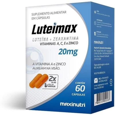 Luteimax Luteina/Zeaxantina 60 cps 20mg MAXINUTRI