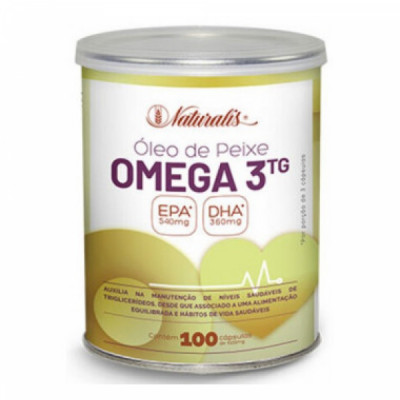 OLEO DE PEIXE OMEGA 3 1G 100CAPS - NATURALIS