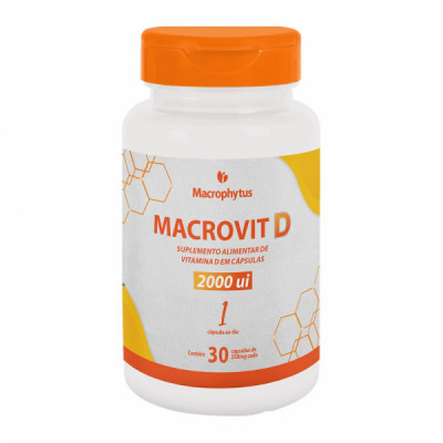 MACROVIT D 2.000UI 250MG 30CAPS - MACROPHYTUS