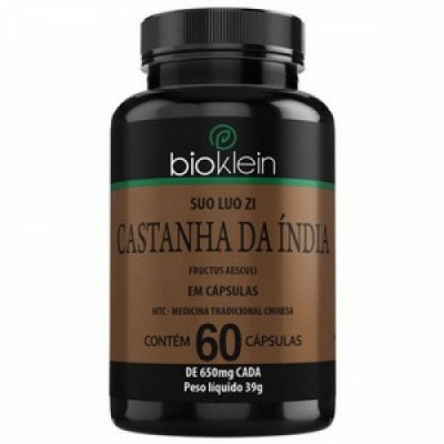 CASTANHA DA INDIA 650MG 60CAPS - BIOKLEIN