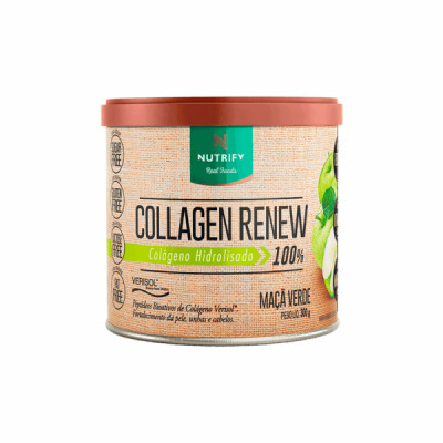 COLAGENO HIDROLISADO RENEW MAÇA VERDE 300G - NUTRIFY