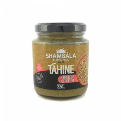 PASTA DE GERGELIM INTEGRAL TAHINE 220G - SHAMBALA