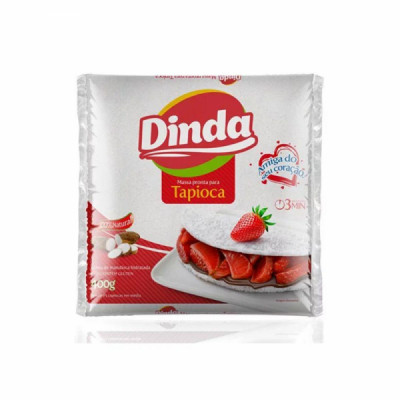 MASSA PRONTA DE TAPIOCA 400G - DINDA